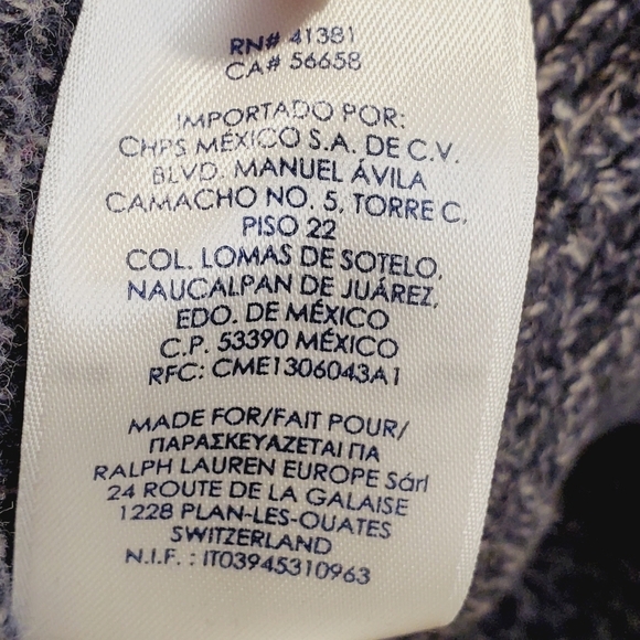 Chaps mens quarter zip sweater size L - Picture 9 of 13